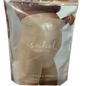 Isabel Maternity Shapewear Shorts- Tan Size Large